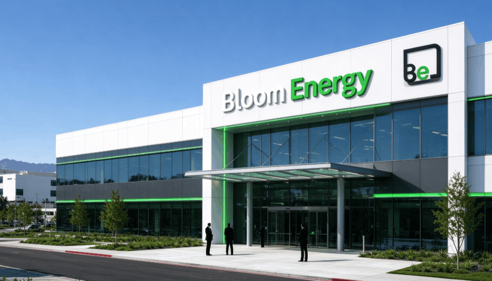 Bloom Energy盘中走高 期权交易活跃